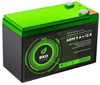 Батарея;аккумуляторная;;Источник;ЭКО;ЭКО;12-9 100736
