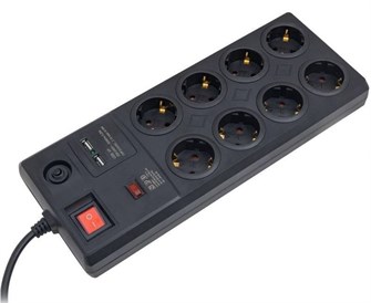 Сетевой фильтр  Старт С/УД-Ф SP 8x1 ZDVT 2USB 157888