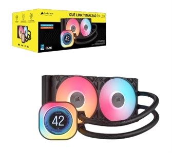 {{photo.Alt || photo.Description || 'Система;охлаждения;жидкостная;Corsair;iCUE;LINK;TITAN;240;RX;LCD'}}