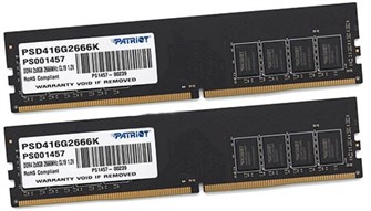DDR4;16GB;(2*8GB);Patriot;Memory;PSD416G2666K 107782