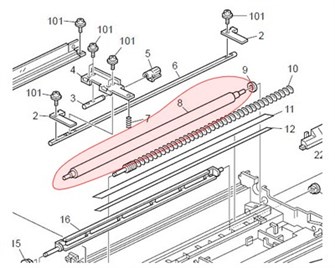 Запчасть;;Ricoh;D0623925/A2933908 117851