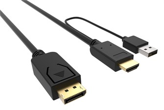 Кабель;интерфейсный;DisplayPort-HDMI;Buro;HDMI-DP-3M 121079