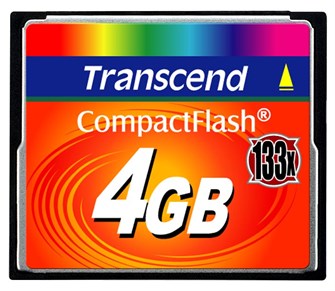 Карта;памяти;CompactFlash;4GB;Transcend;TS4GCF133 121987