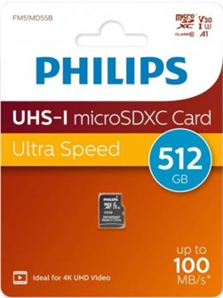 Карта;памяти;microSDXC;512GB;Philips;FM51MD55B/97 122055