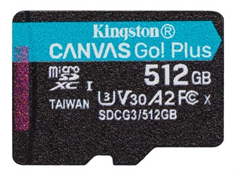 Карта;памяти;MicroSDXC;512GB;Kingston;SDCG3/512GBSP 122077