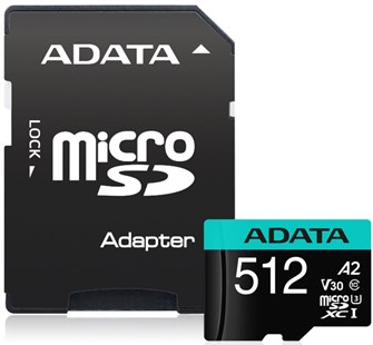 Карта;памяти;microSDXC;512GB;ADATA;AUSDX512GUI3V30SA2-RA1 122091