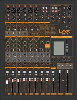 Микшерный;пульт;;LAX;GM-12F 125599