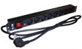 Блок розеток 19", 8 розеток TWT TWT-PDU19-16A8P-1.8 137025