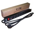 Блок розеток 19", 8 розеток TWT TWT-PDU19-16A8P-1.8 137026