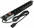 Блок розеток 19", 8 розеток NTSS NTSS-PDU-DA1017 137034