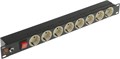 Блок розеток 19", 8 розеток Lanmaster LAN-EP19-8P/S 137035