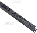 Блок розеток  Cabeus SMART-PDU-32-1P-18C13-6C19-I309-M 137245