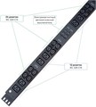 Блок розеток  Cabeus SMART-PDU-32-3P-24C13-12C19-I309-M 137250