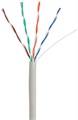 Кабель витая пара U/UTP 5e кат. 4 пары Netlan CCA-UU004-5E-PVC-GY 137415