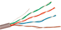 Кабель витая пара U/UTP 5e кат. 4 пары Exegate UTP4-C5e-CU-S26-IN-PVC-GY-305 137474