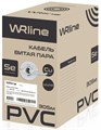 Кабель витая пара U/UTP 5e кат. 4 пары WRLine WR-UTP-4P-C5E-PVC-GY 137655
