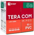 Кабель витая пара  EKF TRC-5EUTP-04PVC-GY-IN3 137659