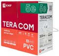Кабель витая пара  EKF TRC-5EUTP-04PVC-GY-IN3 137659