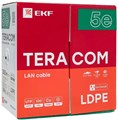 Кабель витая пара  EKF TRC-5EUTP-04PE-BK-OUT3 137699