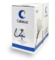 Кабель витая пара U/UTP 5e кат. 4 пары Cabeus UTP-4P-Cat.5e-SOLID-BK 137726