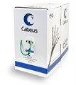 Кабель витая пара U/UTP 5e кат. 4 пары Cabeus UTP-4P-Cat.5e-SOLID-GN 137729