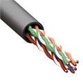 Кабель витая пара  EKF TRP-5EUTP-04PE-BK-OUT3 137749