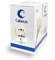 Кабель витая пара U/UTP 5e кат. 4 пары Cabeus UTP-4P-Cat.5e-SOLID-LSZH-YL 137771