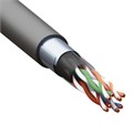 Кабель витая пара  EKF TRC-5EFTP-04PE-BK-OUT3 137801