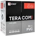 Кабель витая пара  EKF TRP-5EFTP-04PVC-GY-IN3 137833