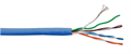 Кабель витая пара U/UTP 5e кат. 4 пары Lanmaster LAN-5EUTP-PT-LSZH-BL 137881
