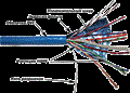 Кабель витая пара F/UTP 5e кат. 10 пар TWT TWT-5EFTP10 137986