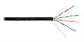 Кабель витая пара U/UTP 5e кат. 4 пары NikoMax NMC 9100C-BK 138066