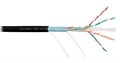 Кабель витая пара F/UTP 6 кат. 4 пары NikoMax NMC 4240C-BK 138072