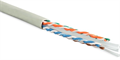 Кабель витая пара U/UTP 6 кат. 4 пары Hyperline UUTP4R-C6-S23-IN-LSZH-GY-305 138145