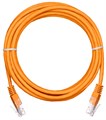 Кабель патч-корд U/UTP 5e кат. 10м Netlan EC-PC4UD55B-BC-PVC-100-OR-5 140602