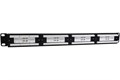 Патч-панель 19", 24xRJ45, UTP, Кат. 5е NTSS NTSS-PP-1U-24-UTP-RJ45-5e-D 140699