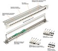 Патч-панель  NikoMax NMC-RP24-BLANK-1U-MT 140862