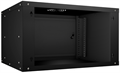 Шкаф настенный 19", 6U Cabeus WSC-05D-6U55/45m-BK 141734