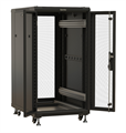 Шкаф напольный 19", 18U Hyperline TTBR-1866-DD-RAL9004 143133