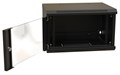 Шкаф настенный 19", 9U WRLine WR-TW-0966-GP-RAL9004 144356