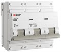 Автоматический выключатель  EKF mcb47100-3-16D-pro 149147