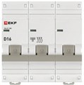 Автоматический выключатель  EKF mcb47100-3-16D-pro 149147