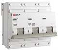 Автоматический выключатель  EKF mcb47100-3-25D-pro 149149