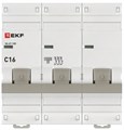 Автоматический выключатель  EKF mcb47100-3-16C-pro 149190