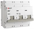 Автоматический выключатель  EKF mcb47100-3-63D-pro 149202