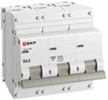 Автоматический выключатель  EKF mcb47100-3-63D-pro 149202