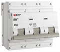 Автоматический выключатель  EKF mcb47100-3-50D-pro 149203