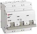 Автоматический выключатель  EKF mcb47100-3-100D-pro 149204
