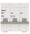 Автоматический выключатель  EKF mcb47100m-3-20C-pro 149308