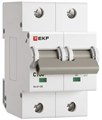 Автоматический выключатель  EKF mcb47125-2-100C 149346